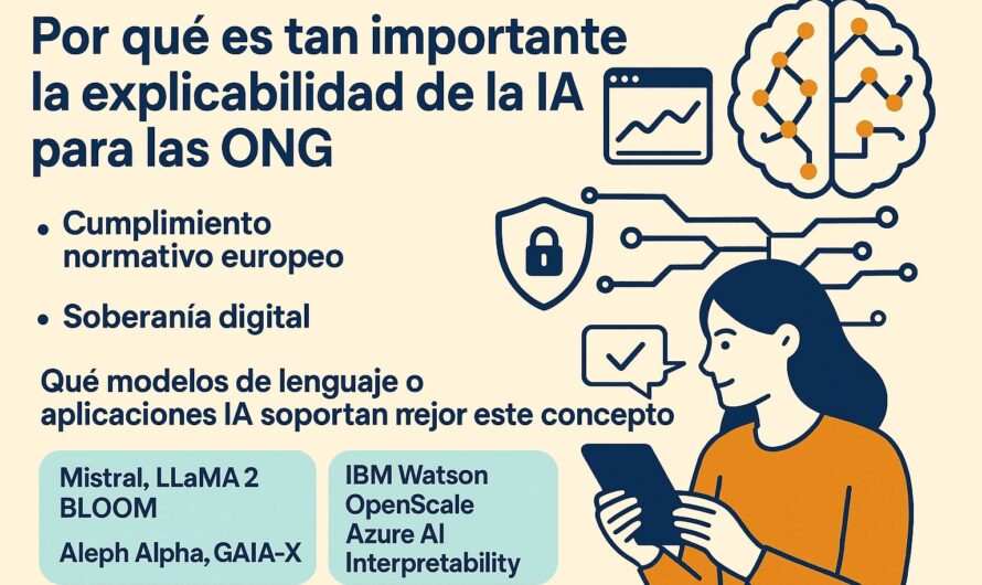 ¿Por qué es tan importante la explicabilidad de la IA para las ONG?